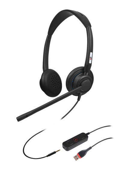 VoiceXpert VXH-700DJ, проводная гарнитура (USB-A и 3.5 мм) VoiceXpert VXH-700DJ, проводная гарнитура (USB-A и 3.5 мм)