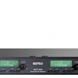 Mipro ACT-343 , 1U Четырехканальный приёмник