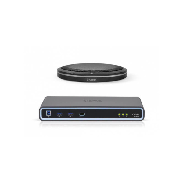 Biamp Devio SCR-20TX Black, настольный микрофон и центральный блок Biamp Devio SCR-20TX Black, настольный микрофон и центральный блок