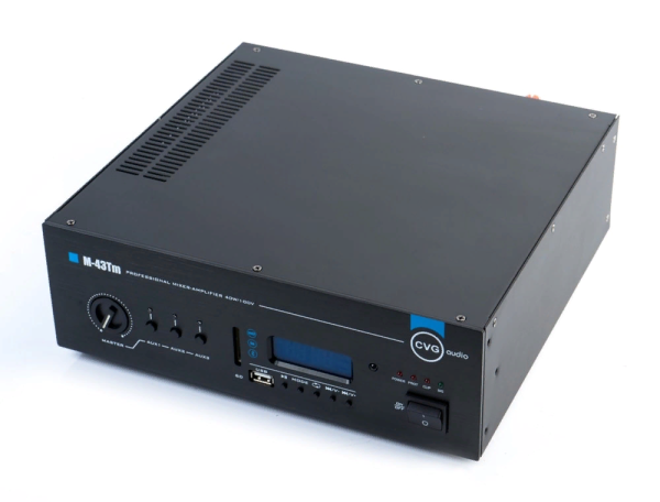 CVGaudio M-43Tm, микшер-усилитель с встроенным модулем источника сигнала CVGaudio M-43Tm, микшер-усилитель с встроенным модулем источника сигнала