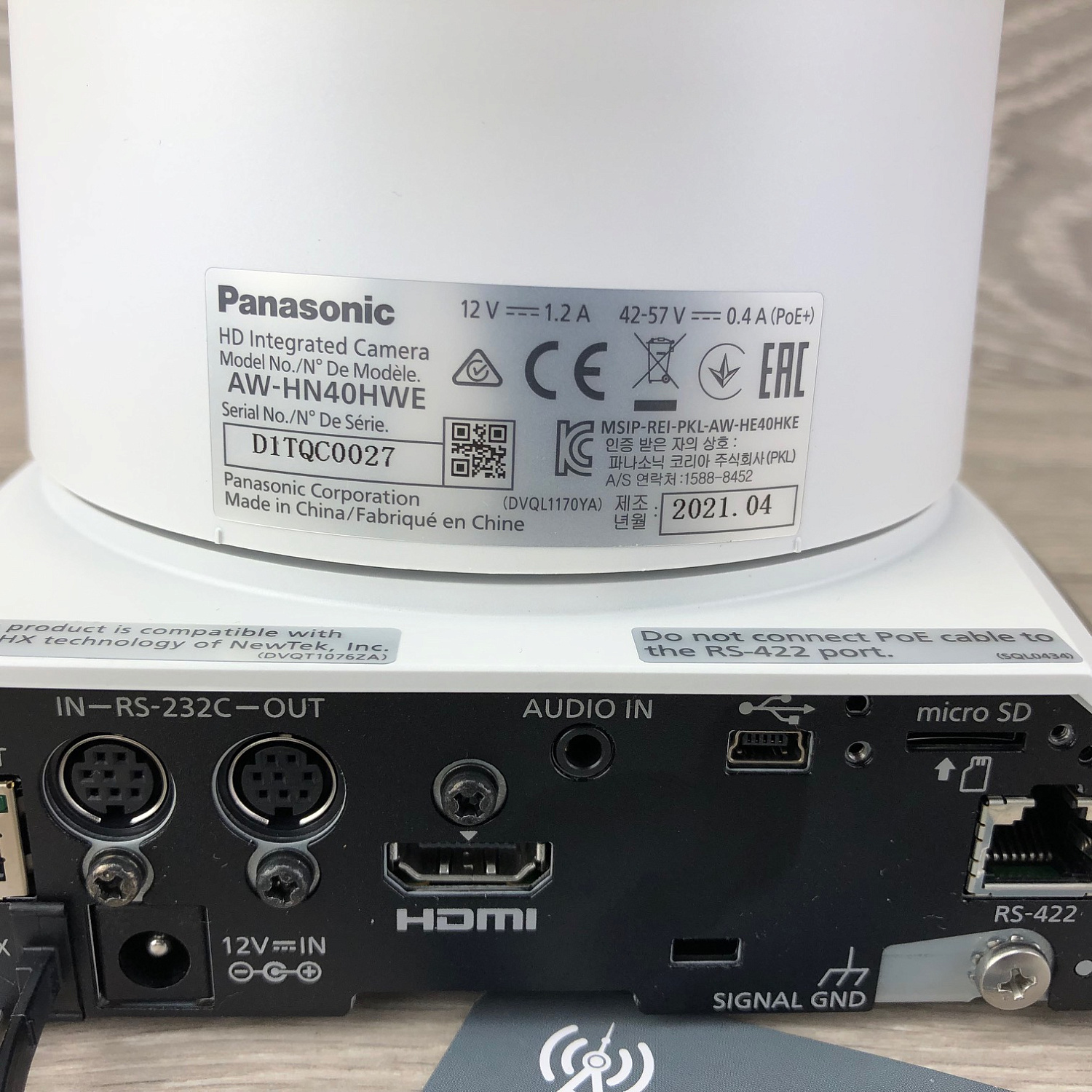Panasonic AW-HN40HWEJ, PTZ-камера Panasonic AW-HN40HWEJ, PTZ-камера