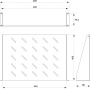 Cabeus, SH-J017-2U-400-BK, полка 19" перфорированная консольная 2U глубина 400 мм, цвет черный (RAL 9004)