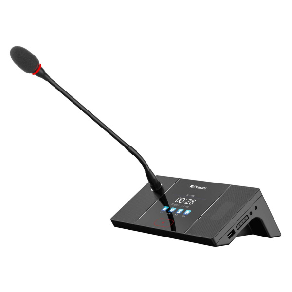 Prestel DCS-NPU1D, настольный пульт делегата с электронной именной табличкой