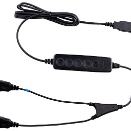 Axtel QD/USB A80 UC, переходник USB с регулятором громкости