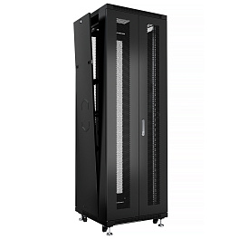 Cabeus, ND-05C-42U60/120-BK, шкаф монтажный телекоммуникационный 19" 42U 600x1200x2055mm (ШхГхВ), цвет черный (RAL 9004)