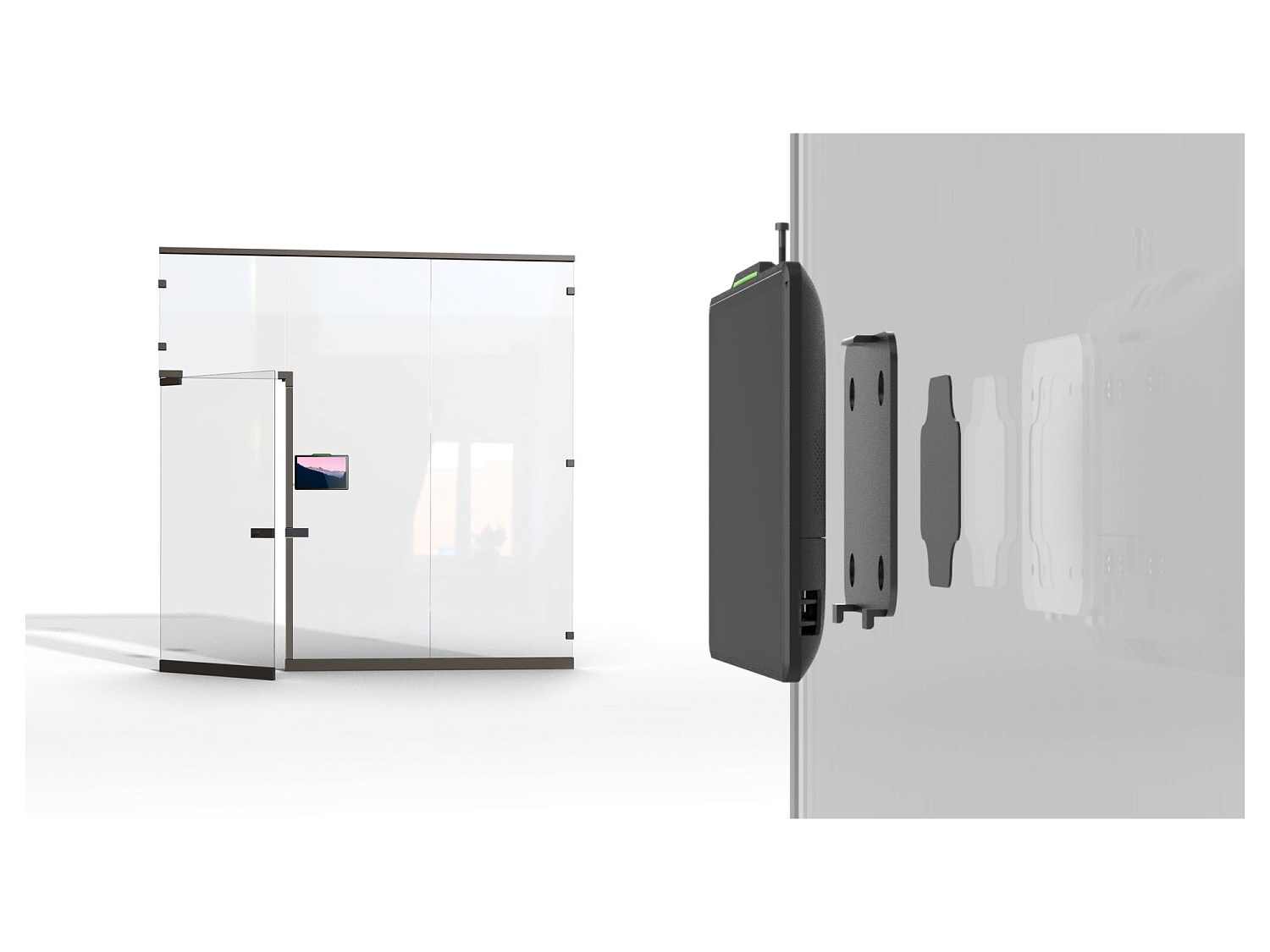 Qbic TD-1060 Slim, панельный ПК, черный