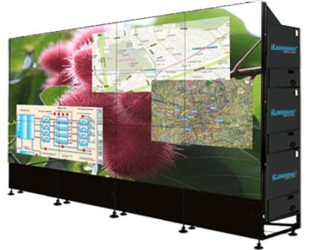Видеокуб 80", UXGA, LED источник света, 1200 лм, 2500:1, зазор 0,2мм