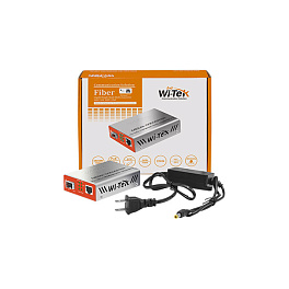 WI-TEK WI-MC111GP, медиаконвертер с poe