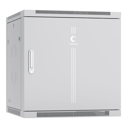Cabeus, SH-05F-12U60/35m, шкаф телекоммуникационный настенный 19" 12U 600x350x635mm (ШхГхВ) дверь металл