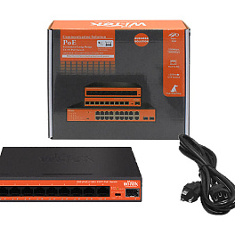 WI-TEK WI-PS309GFH, неуправляемый гигабитный коммутатор