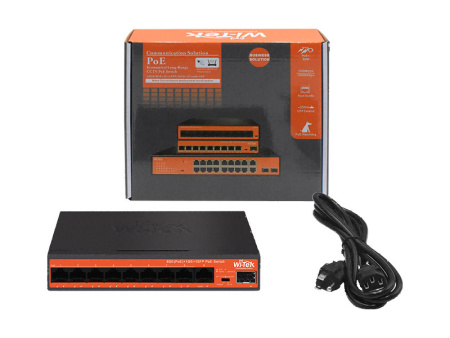 WI-TEK WI-PS309GFH, неуправляемый гигабитный коммутатор