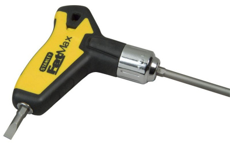 Stanley 0-79-153 - ОТВЕРТКА "FATMAX" С Т-ОБРАЗНОЙ РУКОЯТКОЙ С ХРАПОВЫМ МЕХАНИЗМОМ В НАБОРЕ 26-ТЬЮ ВСТАВКАМИ (27 ПРЕДМЕТОВ)