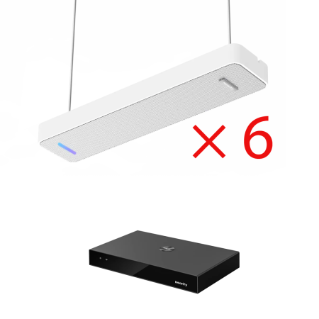 NEARITY A40-AMX100-6, комплект (аудиоматрица + 6 потолочных массива)