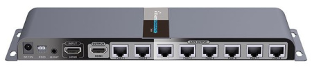 Lenkeng LKV718Pro - Разветвитель-удлинитель 1*8 HDMI, ИК, CAT6, до 40 метров 