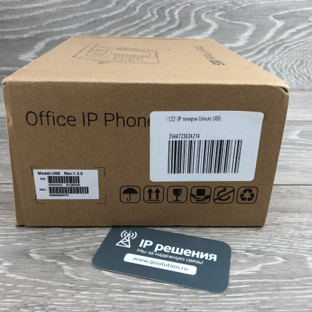 UNIVOIS U6S, IP-телефон, 8 SIP аккаунтов, POE, Bluetooth, 1Гб порт