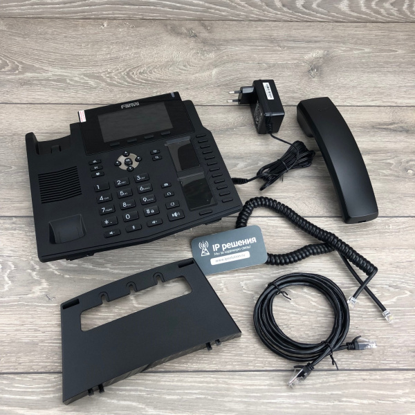 Fanvil X6, IP-телефон премиального класса, 6 SIP-аккаунтов, RJ9, PoE Fanvil X6, IP-телефон премиального класса, 6 SIP-аккаунтов, RJ9, PoE