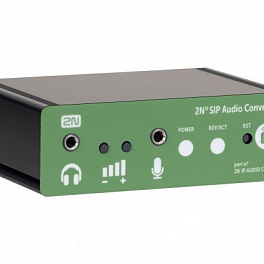 2N SIP Audio Converter - SIP-система аудиовещания, встроенный усилитель 2x10 Вт, PoE, LAN/WAN