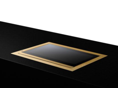 Моторизованный профессиональный 17,3" Full HD монитор. Отделка 24-каратным золотом. Электропривод. DVI-I и DVI-D. Подъемная система активируется через встроенные кнопки, внешний контроль GPI или AH-Net протокол (RS422) через CAT 5 кабель