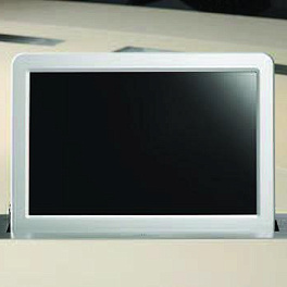 Широкоформатный (FULL HD) выдвижной моторизированный монитор 18,5'' с наклоном в 20 градусов