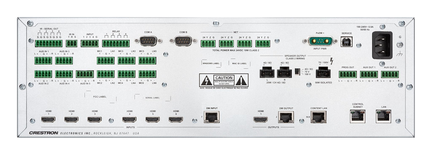 Crestron DMPS3-4K-250-C, презентационная система 3-Series® 4K DigitalMedia™ 250