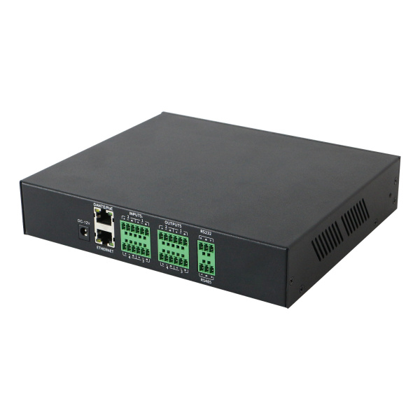 Prestel DAP-0404AD, аудиопроцессор Dante и аналоговое аудио