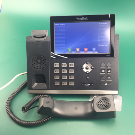 Yealink SIP-T48S SIP-телефон, цветной сенсорный экран, 16 линий, BLF,  PoE, GigE (без  блока питания в комплекте)