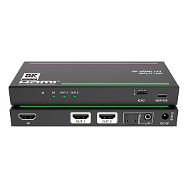 Lideo SP12A2-8K, разветвитель HDMI сигнала 1x2 8K