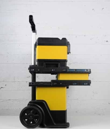 Stanley 1-95-621 - Ящик Stanley® Rolling Workshop металлопластмассовый с колесами, 56,8 x 73 x 38,9 см Stanley 1-95-621 - Ящик Stanley® Rolling Workshop металлопластмассовый с колесами, 56,8 x 73 x 38,9 см