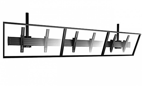 Потолочное крепление Chief LCM3x1U серии Menu Board для конфигурации 3x1, 40-55"(до 65" с FCAX), до 56.7 кг (на один дисплей), наклон + 5°, - 20°, VESA любая ширина x 100 - 400 mm Потолочное крепление Chief LCM3x1U серии Menu Board для конфигурации 3x1, 40-55"(до 65" с FCAX), до 56.7 кг (на один дисплей), наклон + 5°, - 20°, VESA любая ширина x 100 - 400 mm