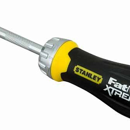 Stanley 0-69-214 - ОТВЕРТКА-ДЕРЖАТЕЛЬ "XTREME MULTI-BIT RATCHET" С ТРЕЩОТКОЙ С 10-ТЬЮ ВСТАВКАМИ