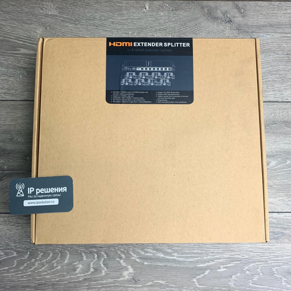 Lenkeng LKV718Pro - Разветвитель-удлинитель 1*8 HDMI, ИК, CAT6, до 40 метров  Lenkeng LKV718Pro - Разветвитель-удлинитель 1*8 HDMI, ИК, CAT6, до 40 метров