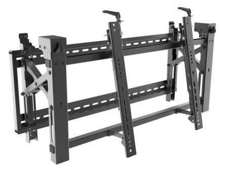 Для видеостен для панелей 43"-70", VESA макс. 600x400мм, до 70кг, микрорегулировки. Сервисное положение - POP-OUT + наклон.