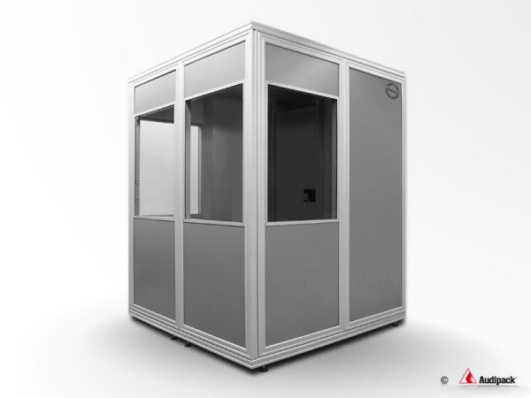 Кабина для синхронного перевода речи серии Silent 6300 для двух переводчиков , с системой вентиляции, ISO 4043:1998 Цена включает экспортную упаковку P4631