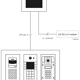 2N Indoor Touch PoE - монитор для IP домофона, дисплей 7", протокол - SIP, динамик, микрофон, слот для SD  карты, PoE. ОС Android 4.2.