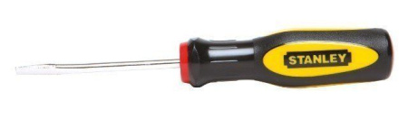 Stanley 0-60-005 - Отвертка BASIC (прямой шлиц , расширяющийся, 6.5X150мм, в/уп.)