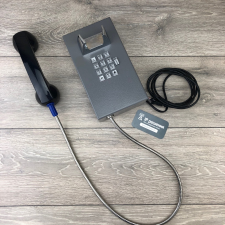 JR201-FK-VC-SIP JR201-FK-VC-SIP, промышленный IP-телефон, клавиатура, накладной, PoE, без БП, стальной