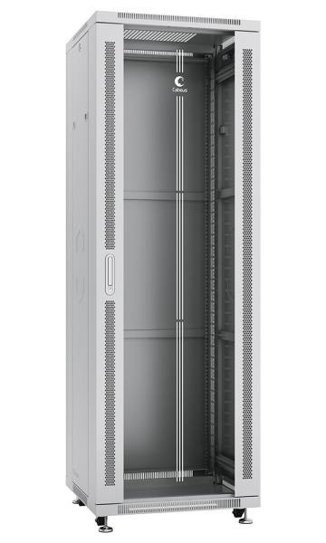 Cabeus, SH-05C-37U60/100, шкаф монтажный телекоммуникационный 19" 37U 600x1000x1833mm (ШхГхВ), цвет серый (RAL 7035)  Cabeus, SH-05C-37U60/100, шкаф монтажный телекоммуникационный 19" 37U 600x1000x1833mm (ШхГхВ), цвет серый (RAL 7035)