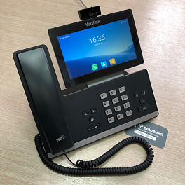 Yealink SIP-T58W с камерой, ip-телефон (Android, WiFi, Bluetooth, GigE)