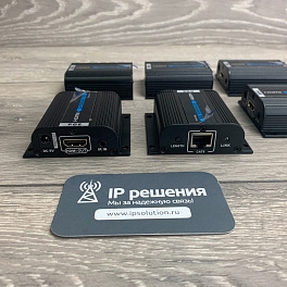 Lenkeng LKV718Pro - Разветвитель-удлинитель 1*8 HDMI, ИК, CAT6, до 40 метров 