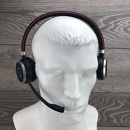 Jabra EVOLVE 65 MS Stereo, универсальная  USB гарнитура (проводное и беспроводное подключение), MS Lync