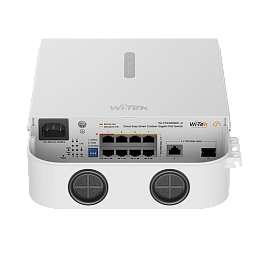 WI-TEK WI-PCES309GF-O, настраиваемый уличный poe-коммутатор