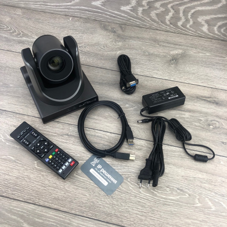 PTZ-камера CleverMic 1220UHN-L POE Black (FullHD, 20x, USB 3.0, HDMI, LAN)