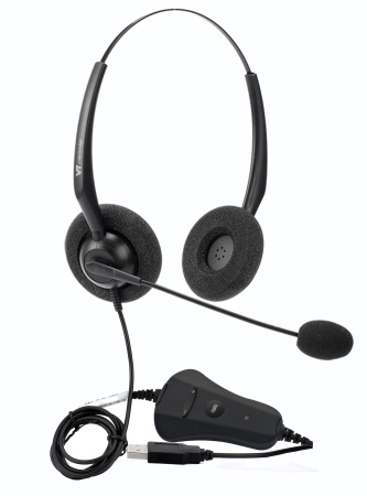 VT VT1000-D USB, компьютерная гарнитура VT VT1000-D USB, компьютерная гарнитура