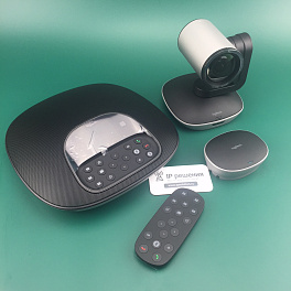 Logitech ConferenceCam Group , система видеоконференцсвязи (комплект камера + спикерфон)