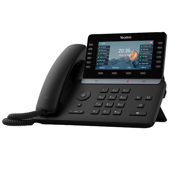 Yealink SIP-T85W, ip-телефон (5,5" экран, WiFi, Bluetooth, USB, PoE, GigE, без видео, без БП)