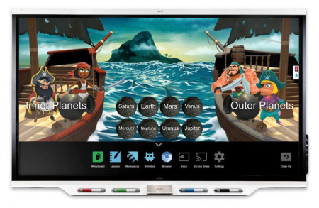 Интерактивный дисплей модель SBID-7275 interactive display (в составе интерактивной панели SPNL-7075 и встраиваемого компьютера AM40) с технологией iQ и ключом активации SMART Learning Suite