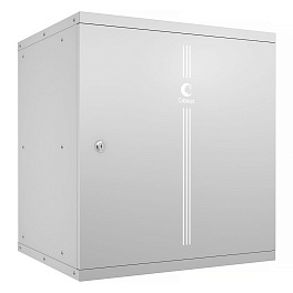 Cabeus, WSC-05D-12U55/45m, шкаф телекоммуникационный настенный 19" 12U, серия LIGHT разборный, дверь металл, цвет серый