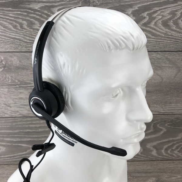 VT VT6200 USB, проводная моноауральная головная USB-гарнитура  VT VT6200 USB, проводная моноауральная головная USB-гарнитура