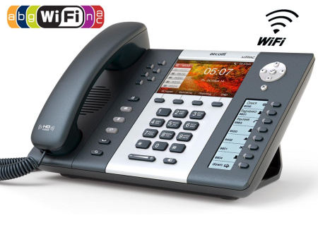ATCOM A68WAC, IP-телефон, цветной LCD 4,3", 8 клавиш BLF с LCD дисплеем, Wi-Fi 802.11bgnac 2,4 и 5ГГц, 2x10/100/1000T, 32 SIP линии, POE, БП в комплекте ATCOM A68WAC, IP-телефон, цветной LCD 4,3", 8 клавиш BLF с LCD дисплеем, Wi-Fi 802.11bgnac 2,4 и 5ГГц, 2x10/100/1000T, 32 SIP линии, POE, БП в комплекте