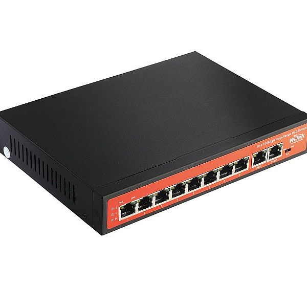 WI-TEK WI-PS210 (v4), неуправляемый коммутатор